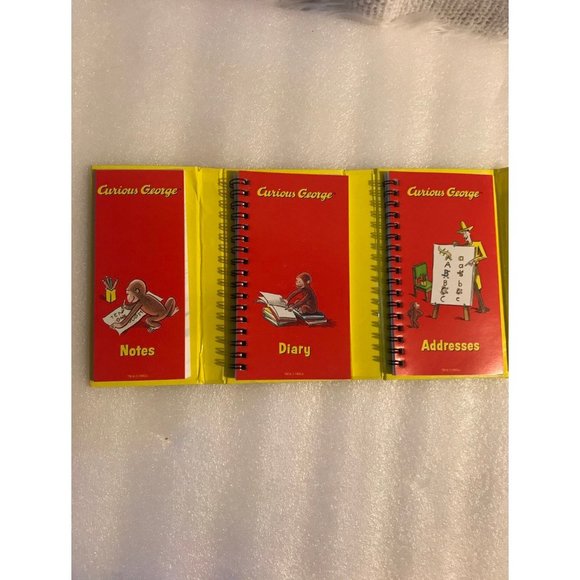 Curious george plush and mini notebook organizer - Picture 7 of 10